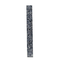 Berty Rectangular Decorative Tray, Mosaic Pattern Black Beige Capiz 14x18 - BM350970