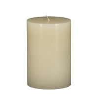 Jomi Unscented Soy Wax Pillar Candles Set of 2, Classic Ivory Finish - BM350990