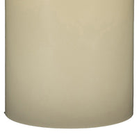 Jomi Unscented Soy Wax Pillar Candles Set of 2, Classic Ivory Finish - BM350990