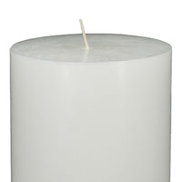Jomi Unscented Soy Wax Pillar Candles Set of 2, Classic White Finish - BM350991
