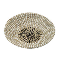 Jea Nesting Storage Bowls Set of 2, Natural Brown Seagrass Cord Woven - BM350996