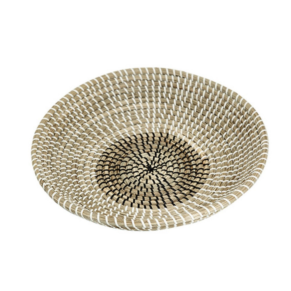 Jea Nesting Storage Bowls Set of 2, Natural Brown Seagrass Cord Woven - BM350996