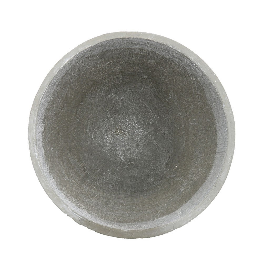Decorative Planter with Tripod Legs, 22 Inch Gray Cement, Modern Style - BM351010