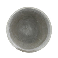 Decorative Planter with Tripod Legs, 22 Inch Gray Cement, Modern Style - BM351010