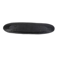 Decorative Bowl, 16 Inch Long Oval Shape, Luxe Black and Gold Aluminum - BM351027