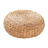 Leri Tatami Floor Cushion, Arrow Weave Light Brown Hyacinth, 16 Inch - BM351303