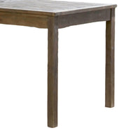 Ceri 6 Seater Outdoor Dining Table w Umbrella Hole, Graywash 59 Inch Top - BM351320