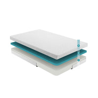 Mae Twin Size Mattress, Cool Gel Memory Foam, Tencel Cover, 6 Inch Firm - BM351359