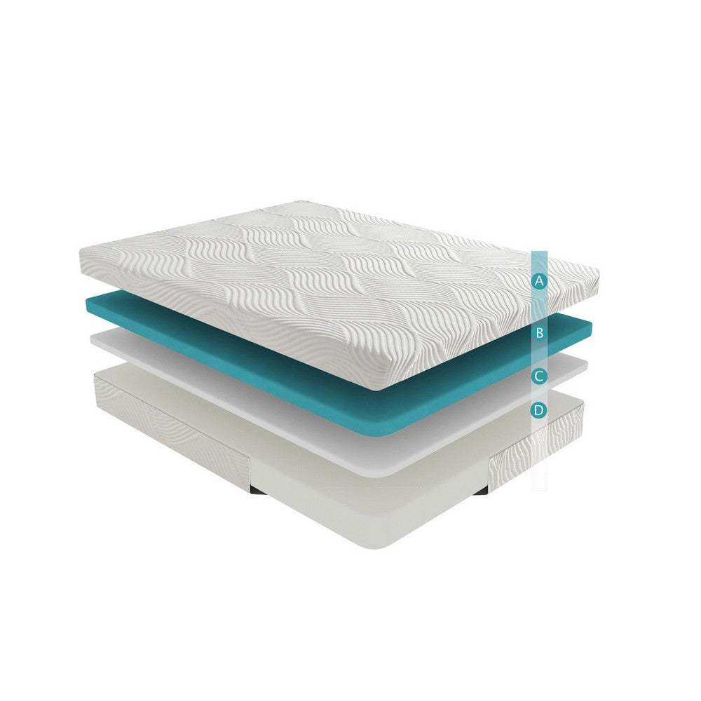 Mae Full Size Mattress, Cool Gel Memory Foam, Tencel Cover, 10 Inch Firm - BM351361