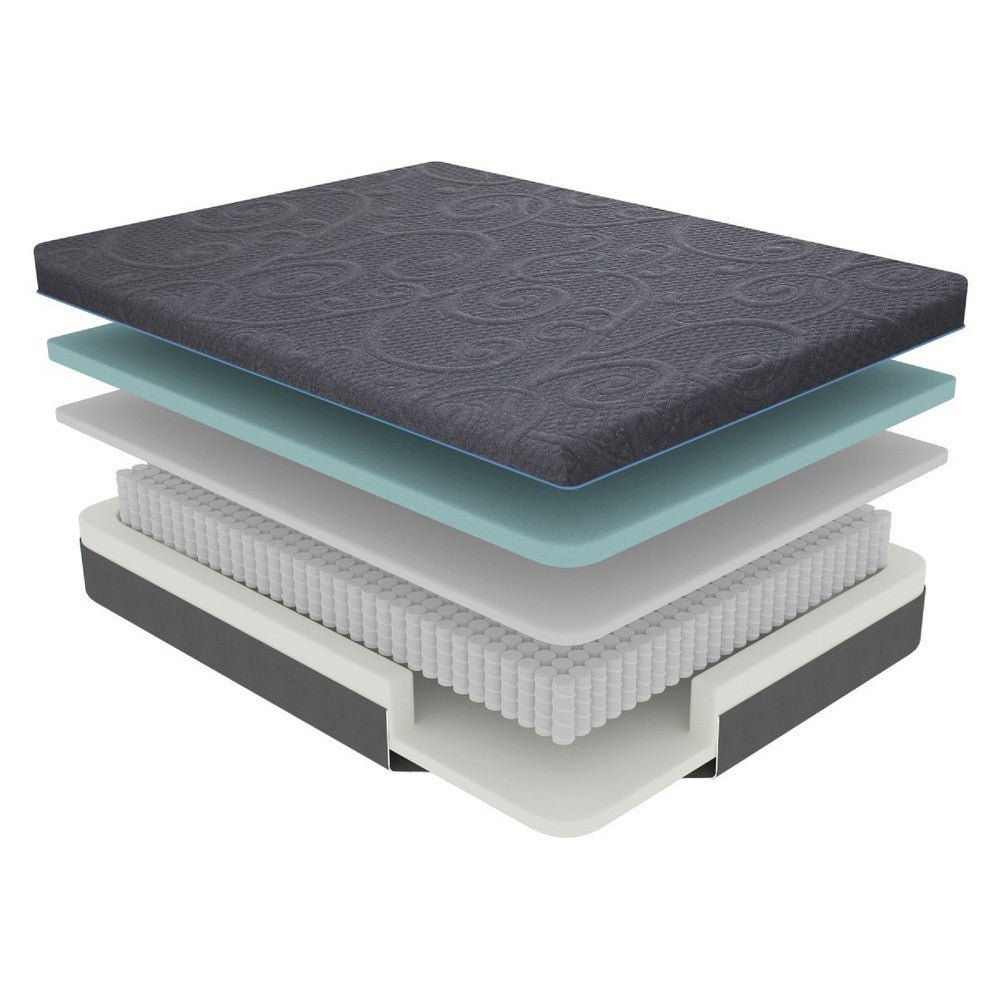 Kae Twin XL Mattress, Hybrid Cool Gel Infused Memory Foam, 11 Inch Medium - BM351365