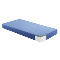 Fia Twin Mattress with 1 Pillow, Charcoal Gel Firm Memory Foam, Blue 7 Inch - BM351369