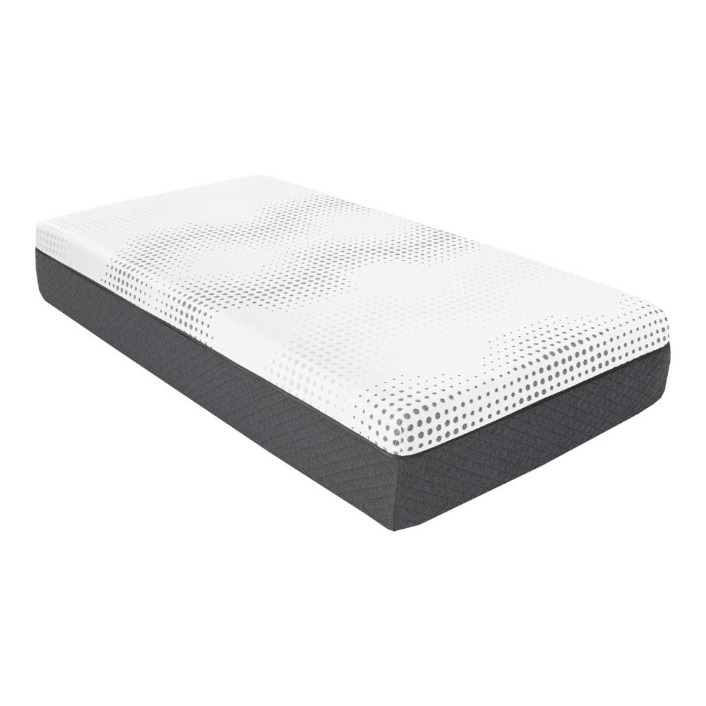 Mea Twin Mattress, Cooling Gel Green Tea Memory Foam, 12 Inch Firm - BM351373