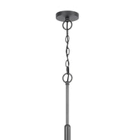 6-Light Candelabra Chandelier, 31 Inch Antique Brass and Dark Bronze - BM351668