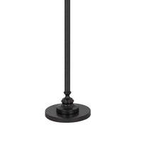 Jerry Classic Lantern Floor Lamp, Bubble Glass Shade, Dark Bronze Metal - BM351687