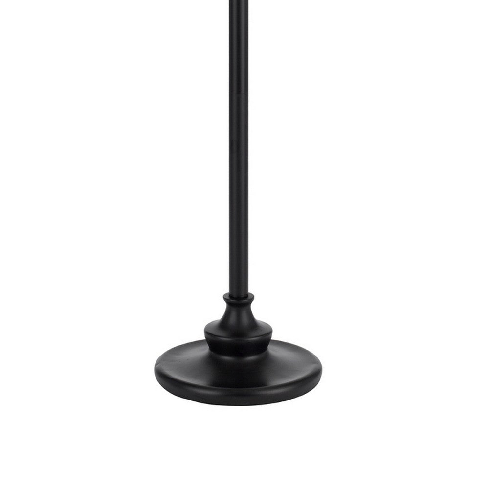 Eli Floor Lamp, Stained Tiffany Glass Shade, Hand Painted, Bronze 61 Inch - BM351706