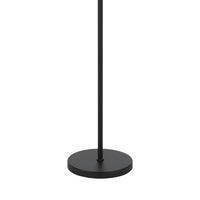 Avira 61 Inch Floor Lamp, Speckled Hardback Kraft Paper Shade, Black Metal - BM351728