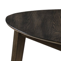 Roxy Corner Dining Table, 35 Inch Triangular Shape, Walnut Brown Wood - BM351744