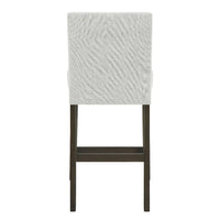 Risa Counter Height Side Chair Set of 2, Stone Gray Polyester Memory Foam - BM351751