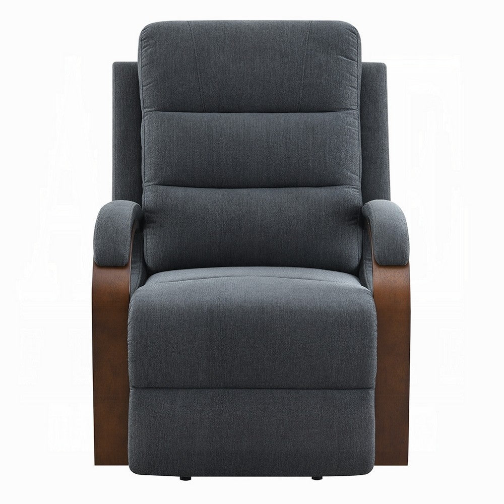 Jea Power Recliner Armchair with Lift Heating Massage, Gray Chenille Fabric - BM351809