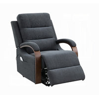 Jea Power Recliner Armchair with Lift Heating Massage, Gray Chenille Fabric - BM351809