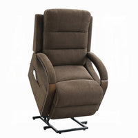 Jea Power Recliner with Stand Lift, Heating and Massage, Brown Chenille - BM351810