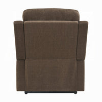 Jea Power Recliner with Stand Lift, Heating and Massage, Brown Chenille - BM351810