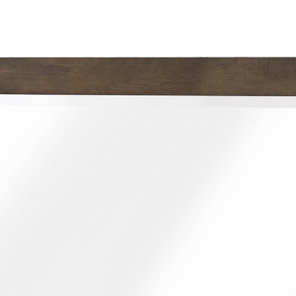 Ema Vanity Dresser Mirror, Rustic Dark WaLnut Brown Frame, 40 x 40  - BM351909