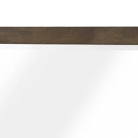 Ema Vanity Dresser Mirror, Rustic Dark WaLnut Brown Frame, 40 x 40  - BM351909