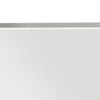 Lon Vanity Dresser Mirror with Beveled Edge, Pearl White  38 x 38 - BM351912