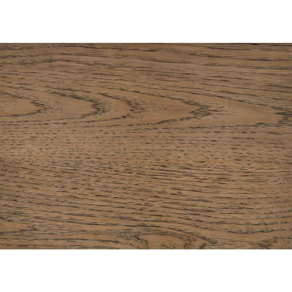 Seny Vanity Dresser Mirror, Brown Hickory Veneer Finish, 38 x 42 - BM351913