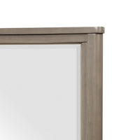 Dely Vanity Dresser Mirror, Light Gray Oak Veneer Frame, 40 x 41 - BM351914