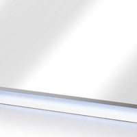 Oly Vanity Dresser Mirror, Glossy White Frame with LED, 37 x 47 - BM351916