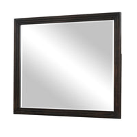 Tey Vanity Dresser Mirror, Charcoal Gray Ash Veener Frame, 39 x 47 - BM351918