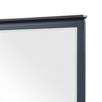 Sely Vanity Dresser Mirror, Navy Blue Finish Frame, 38 x 38 - BM351920