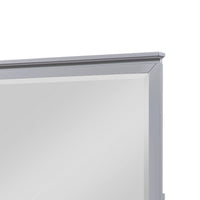 Sely Vanity Dresser Mirror, Light Gray Finish Frame, 38 x 38 - BM351921