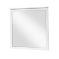 Sely Vanity Dresser Mirror, Glam White Finish Frame, 38 x 38 - BM351922