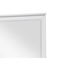 Sely Vanity Dresser Mirror, Glam White Finish Frame, 38 x 38 - BM351922