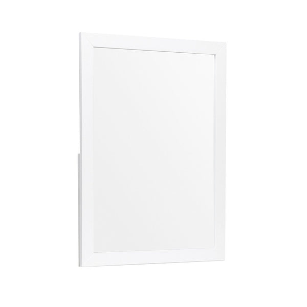Goe Vanity Dresser Mirror, Transitional White Finish, 28 x 37 - BM351923