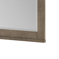 Niti Dresser Mirror, Rustic Gray Birch Wood Frame, 41 x 42 - BM351944
