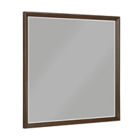 Soly Dresser Mirror, Rustic Walnut Brown Wood Frame, 40 x 53 - BM351945