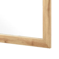 Eby Vanity Dresser Mirror, Natural Brown Wood Finish, 40 x 40 - BM351949