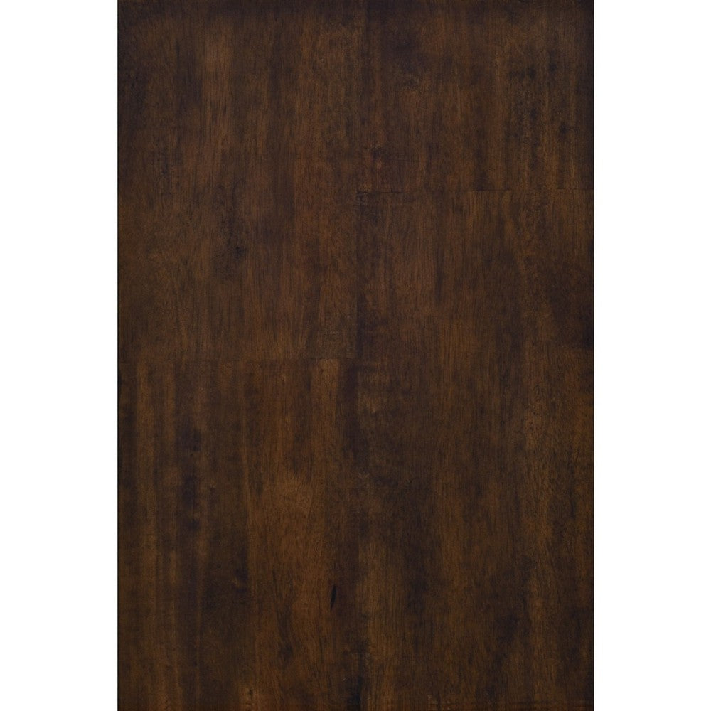 Daisy Vanity Dresser Mirror, Rustic Brown Mango Veneer Frame, 35 x 48 - BM351953