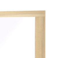 Kery Dresser Mirror, Rectangular Frame, Natural Brown Wood, 37x41 - BM351968