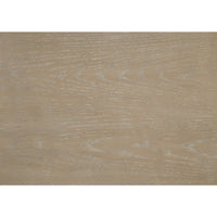 Maty Dresser Mirror, 38x38 Slim Round Design, Light Oak Brown Wood - BM351972