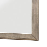 Cely Dresser Mirror, 36x52 Picture Frame Molding, Rustic Oak Gray Wood - BM351973