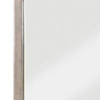 Cely Dresser Mirror, 36x52 Picture Frame Molding, Rustic Oak Gray Wood - BM351973