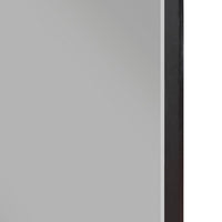 Acy Dresser Mirror, Elegant 40x40 Square Frame, Modern Black Wood - BM351976