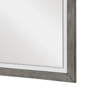 Rowy Dresser Mirror | Dual Tone Frame | Ivory & Gray Wood | 37x41 Square - BM351977