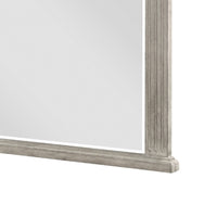 Kova Dresser Mirror, Routed Pilasters, Gray and Brown 38x47 Rectangular - BM351982
