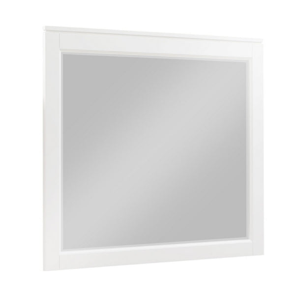 Thiem Dresser Mirror, Picture Frame Molding, White 37x41 Rectangular - BM351983